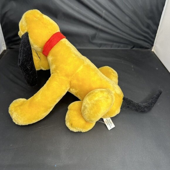 Vintage Walt Disney Co Pluto Plush Stuffed Animal Doll Toy Collectible Puppy - Picture 6 of 11